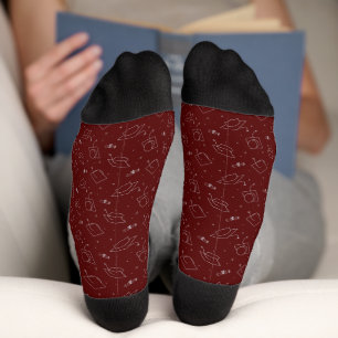 Chaussette Chaussettes de fin d'études Maroon & Argent