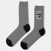 Chaussette Chaussettes de fin d'études personnalisées (Gauche)