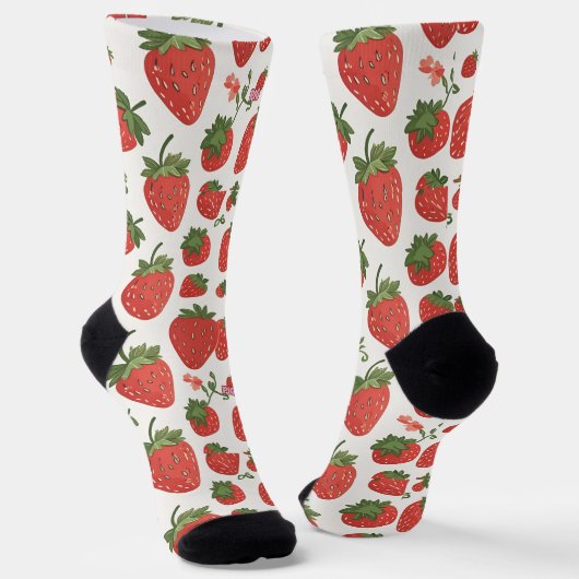 Chaussette Chaussettes de fraises (Angulaire)