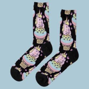 Chaussette Chaussettes de glace licorne Sweet Pride