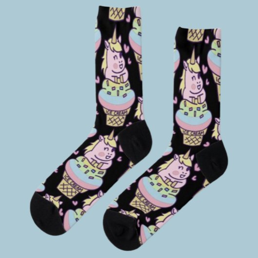 Chaussette Chaussettes de glace licorne Sweet Pride