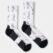 Chaussette Chaussettes de golf de l'équipage sportif de haute (Droite)