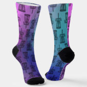 Chaussette Chaussettes de golf sur disque - Motif de panier n (Angulaire)