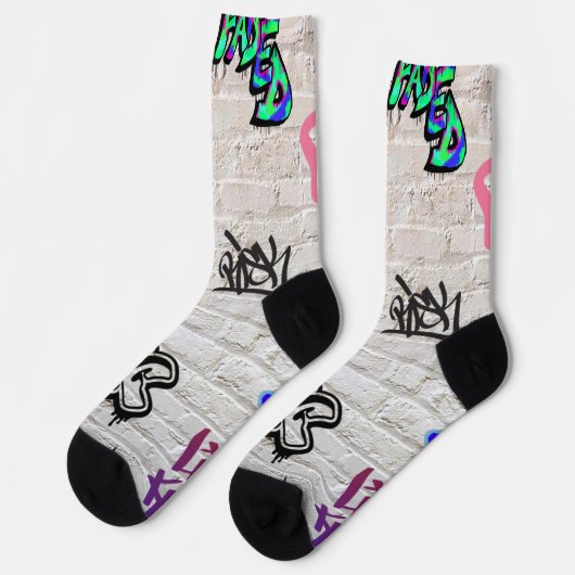 Chaussette Chaussettes de graffiti (Gauche)