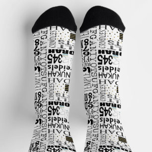 Chaussette Chaussettes de Hanukkah "Hanukkah dit"