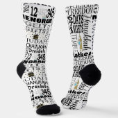 Chaussette Chaussettes de Hanukkah "Hanukkah dit" (Angulaire)