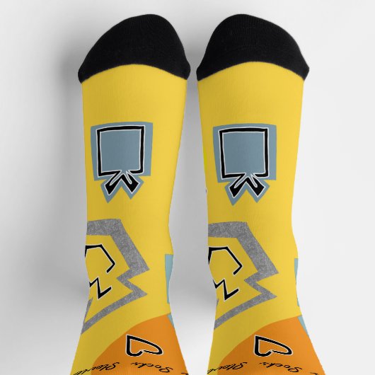 Chaussette Chaussettes de Hanukkah "Hanukkah Fun" (Haut)