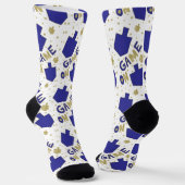 Chaussette Chaussettes de Hanukkah "Jeu activé" (Angulaire)