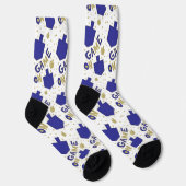Chaussette Chaussettes de Hanukkah "Jeu activé" (Droite)