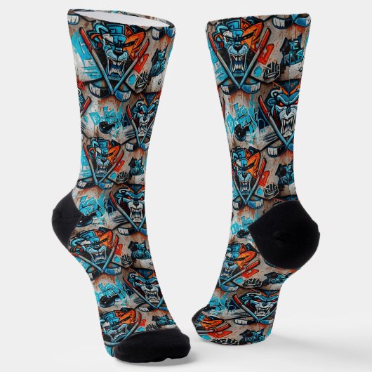 Chaussette Chaussettes de hockey pour hommes (Angulaire)
