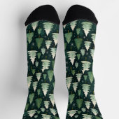Chaussette Chaussettes de la forêt de sapins de Noël (Haut)