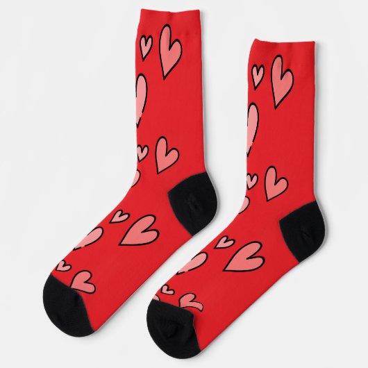 Chaussette Chaussettes de la Saint-Valentin (Gauche)