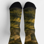 Chaussette Chaussettes de l'équipage à texture de bois (Haut)