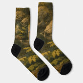 Chaussette Chaussettes de l'équipage à texture de bois (Droite)