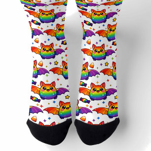 Chaussette 🦇🌈 Chaussettes de l'équipage de l'éclatement d'é