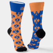 Chaussette Chaussettes de l'équipage de Pickleball inversé (Angulaire)