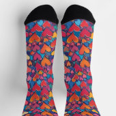 Chaussette Chaussettes de l'équipage du Motif du coeur AI (Haut)