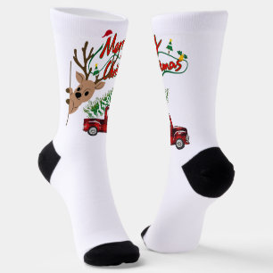 Chaussette Chaussettes de l'équipage - Joyeux Noël Rudolph
