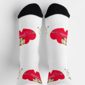 Chaussette Chaussettes de l'équipe de la Saint-Valentin Cupid (Haut)