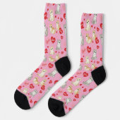 Chaussette Chaussettes de l'équipe de la Saint-Valentin Kitte (Gauche)