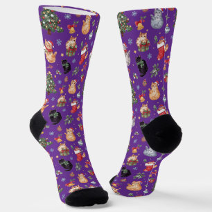 Chaussette Chaussettes de l'équipe de l'amour des chats de No