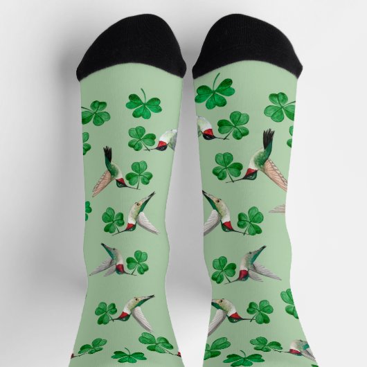 Chaussette Chaussettes de l'équipe des colibris de la St. Pat (Haut)