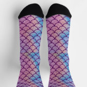 Chaussette Chaussettes de l'équipe Mermaid Shimmer Scale (Haut)