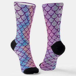 Chaussette Chaussettes de l'équipe Mermaid Shimmer Scale