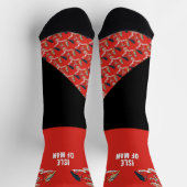 Chaussette Chaussettes de l'île de Man, couleurs du drapeau, (Haut)