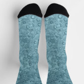 Chaussette Chaussettes de look mouillé en bleu (Haut)