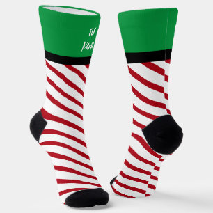 Chaussette Chaussettes de lutin de Noël drôles de famille de