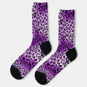 Chaussette Chaussettes de mode à motif animal imprimé léopard