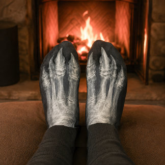 Chaussette Chaussettes de monture premium Pieds de Dinosaure