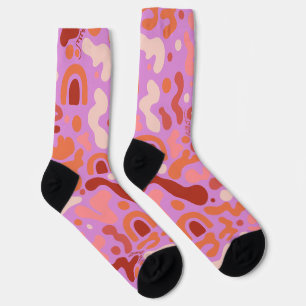 Chaussette Chaussettes de Motif Abstrait Super rétro