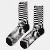 Chaussette chaussettes de motif de tableau (Gauche)