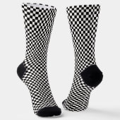 Chaussette chaussettes de motif de tableau (Angulaire)