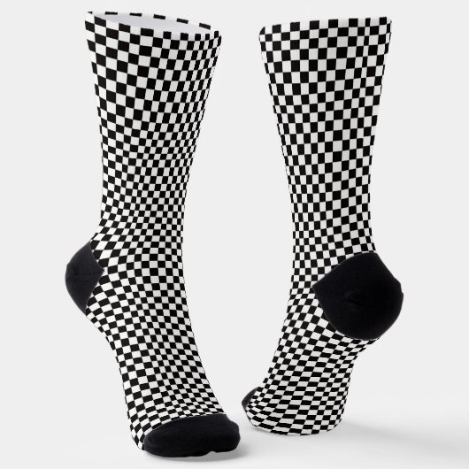 Chaussette chaussettes de motif de tableau (Angulaire)