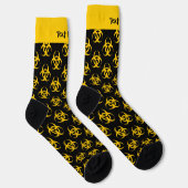 Chaussette Chaussettes de Motif d'icônes Biodanger (Droite)