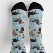 Chaussette Chaussettes de Motif pour Dachshund à long poil et (Haut)