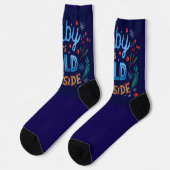 Chaussette Chaussettes de Noël. (Gauche)