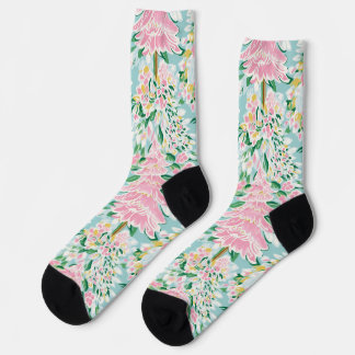 Chaussette Chaussettes de Noël à l'arbre pastel élégant