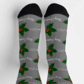 Chaussette Chaussettes de Noël avec le texte HAMbyWG (Haut)