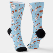 Chaussette Chaussettes de Noël Bonhomme de Neige Festives (Angulaire)