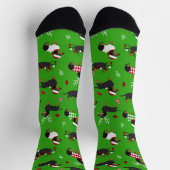 Chaussette Chaussettes de Noël Dachshunds (Haut)
