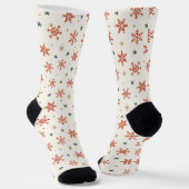 Chaussette Chaussettes de Noël flocon de neige (Angulaire)