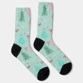 Chaussette Chaussettes de Noël pastel mignonnes (Droite)