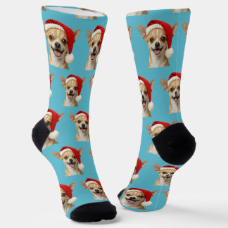 Chaussette Chaussettes de Noël personnalisées pour Chihuahua