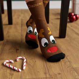 Chaussette Chaussettes de Noël personnalisées pour les fêtes