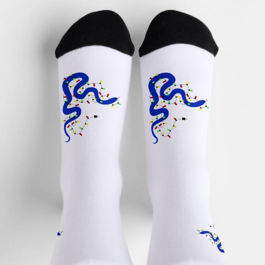Chaussette Chaussettes de Noël pour équipage de serpent (Haut)