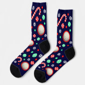 Chaussette Chaussettes de Noël pour golfeurs (Gauche)